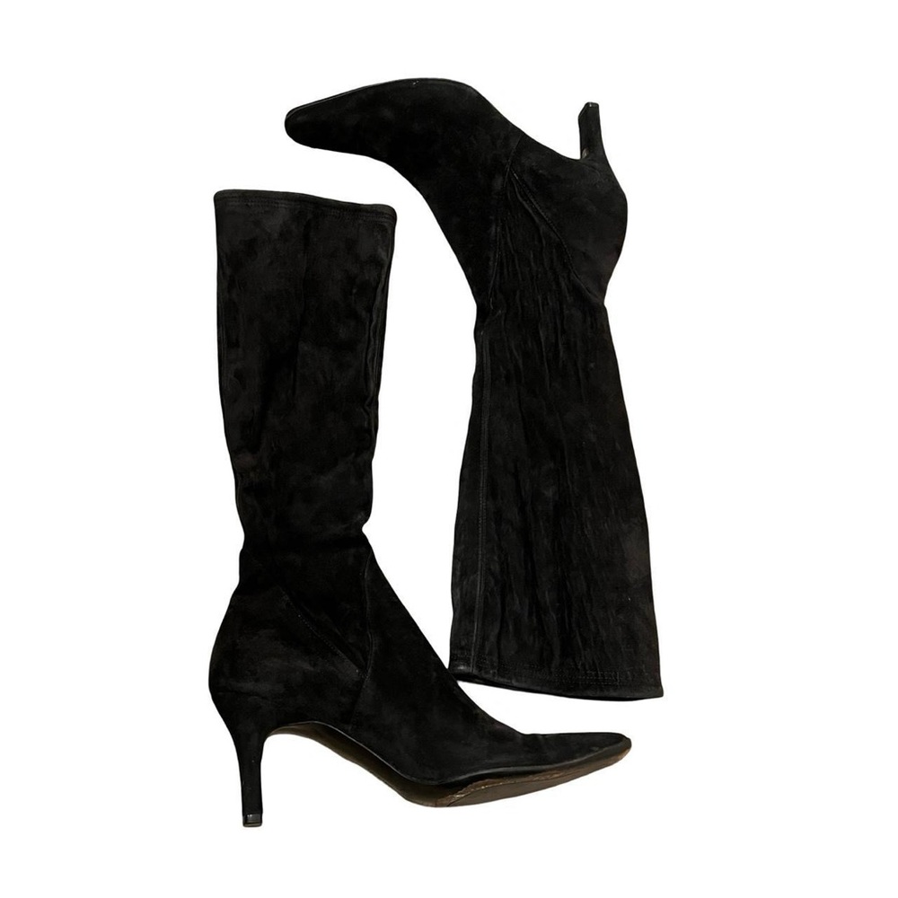 Salvatore Ferragamo Black Heeled Boots - Picture 5 of 6